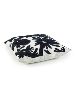 u00c9litis Kissen|Besticktes Leinenkissen Paradis