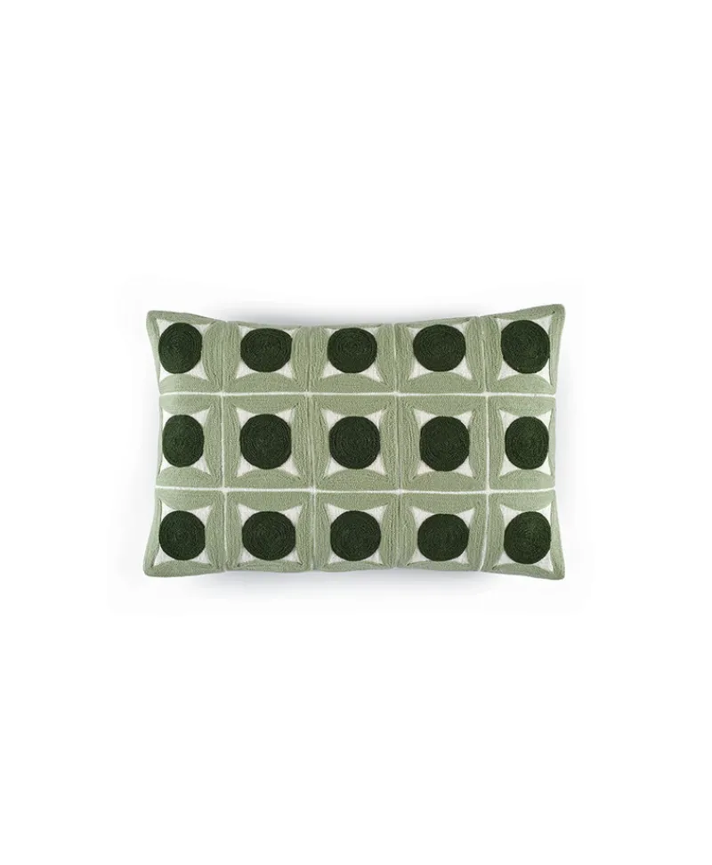 u00c9litis Kissen|Besticktes Leinenkissen Samsara