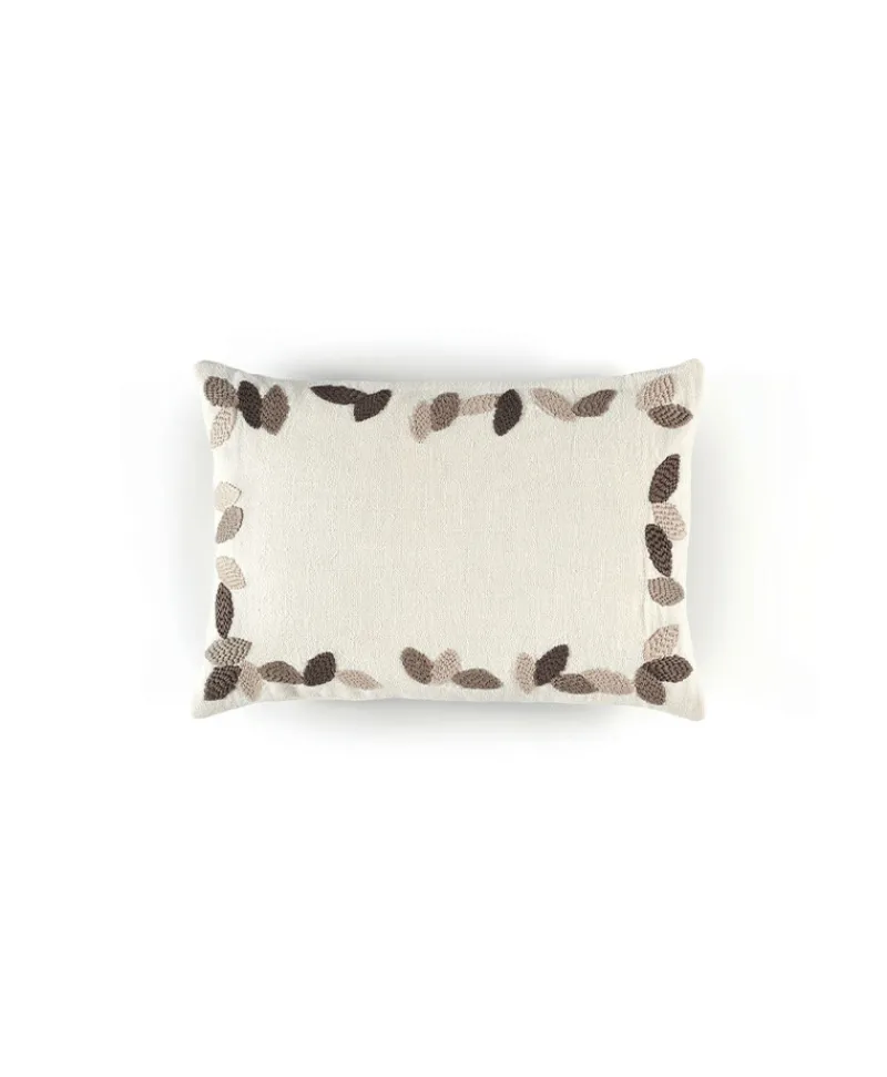 u00c9litis Kissen|Besticktes Leinenkissen Sherwood