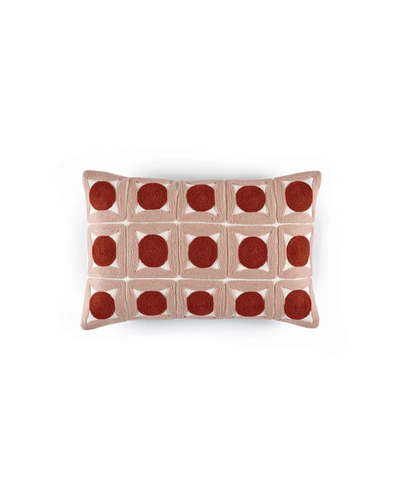 u00c9litis Kissen|Besticktes Leinenkissen Samsara