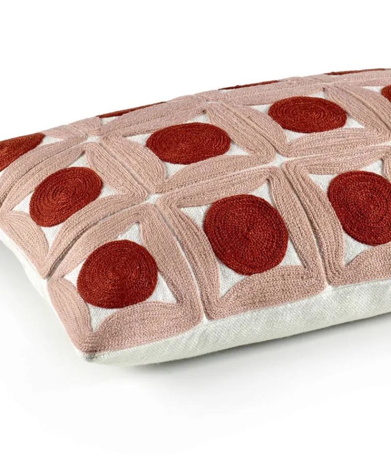 u00c9litis Kissen|Besticktes Leinenkissen Samsara