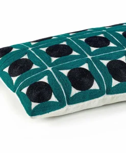 u00c9litis Kissen|Besticktes Leinenkissen Samsara