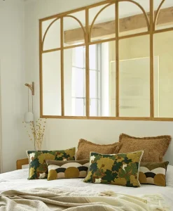 u00c9litis Kissen|Besticktes Samtkissen Celestine