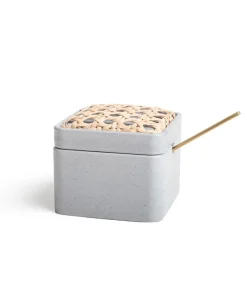 Formpoet Dosen Und Boxen|Küchenutensilien|Beton Zuckerdose mit Löffel