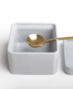 Formpoet Dosen Und Boxen|Küchenutensilien|Beton Zuckerdose mit Löffel