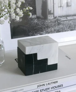 Printworks Bücher Und Bildbände|Kunst Und Skulpturen|Bookend Stair Cube - Marble