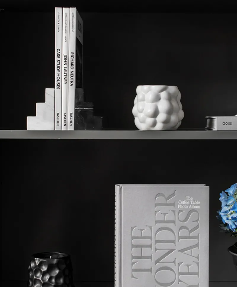 Printworks Bücher Und Bildbände|Kunst Und Skulpturen|Bookend Stair Cube - Marble