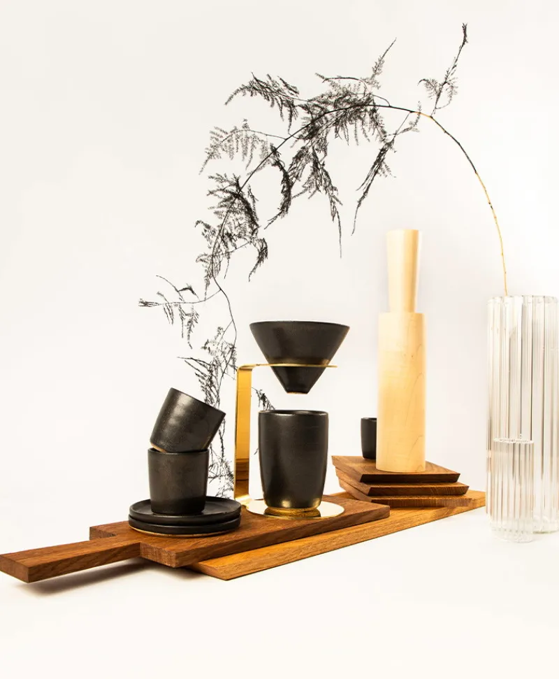 Raumgestalt Schneidebretter|Brett mit Griff aus Eiche