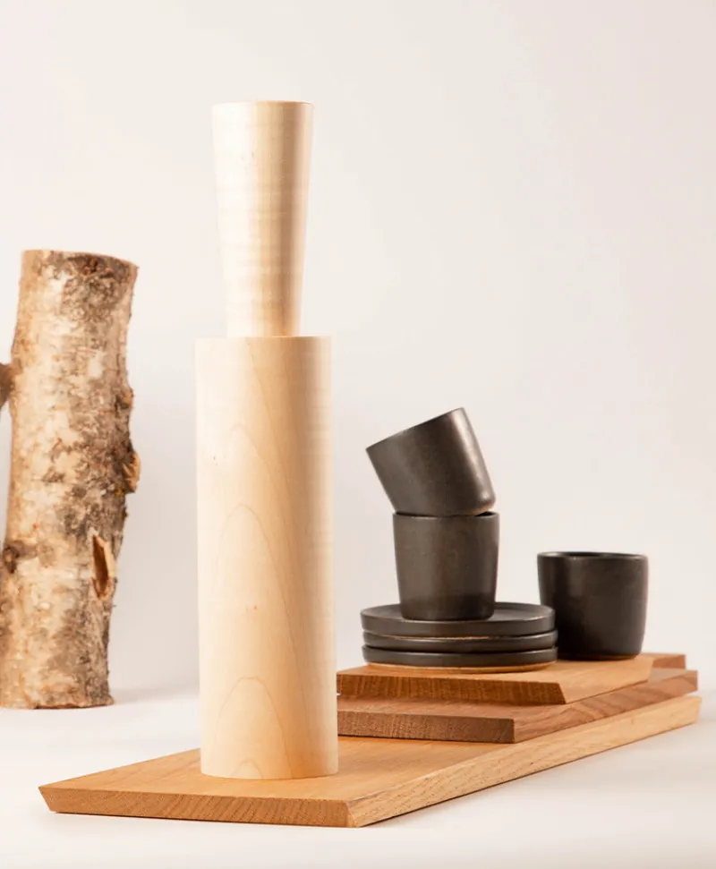 Raumgestalt Schneidebretter|Brett mit Griff aus Eiche