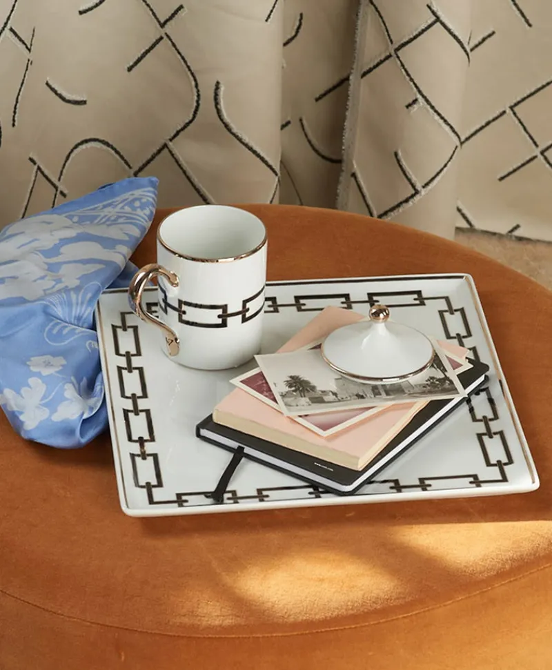 Ginori 1735 Porzellan|Serviergeschirr|Catene Servierplatten eckig