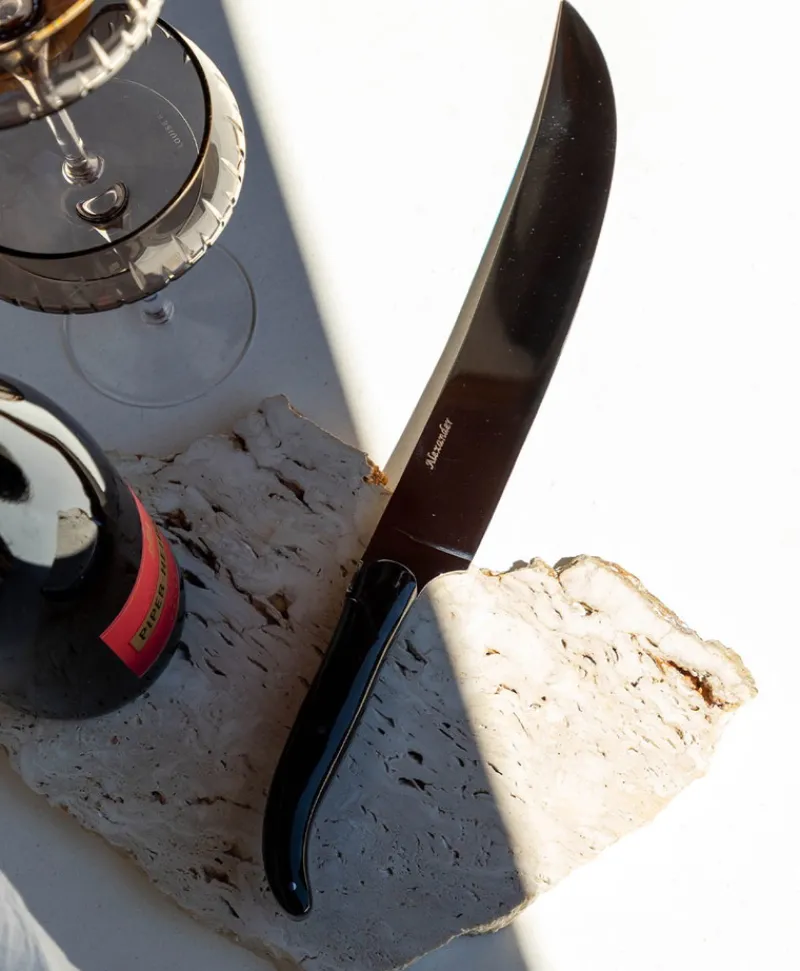 Laguiole en Aubrac Edles Handwerk|Bar- Und Weinzubehör|Champagner Säbel aus Büffelhorn