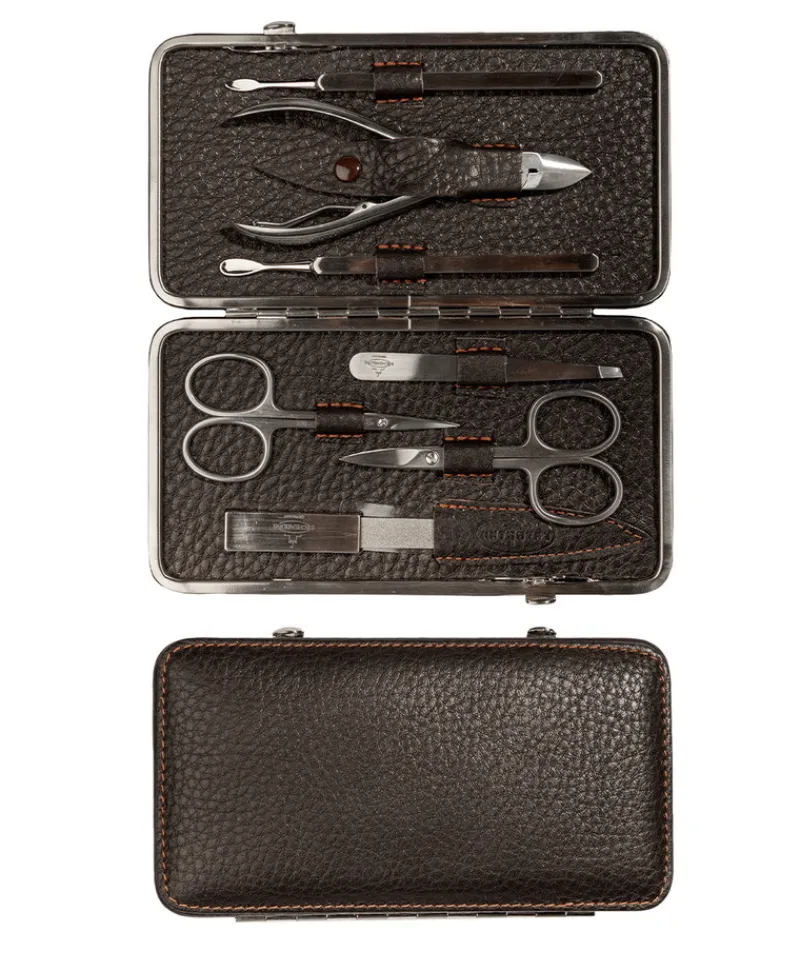 F. HAMMANN Reiseaccessoires|Maniküre Etuis|Chervo Manicure Frame L – Maniküre-Etui Chervo Kalbleder