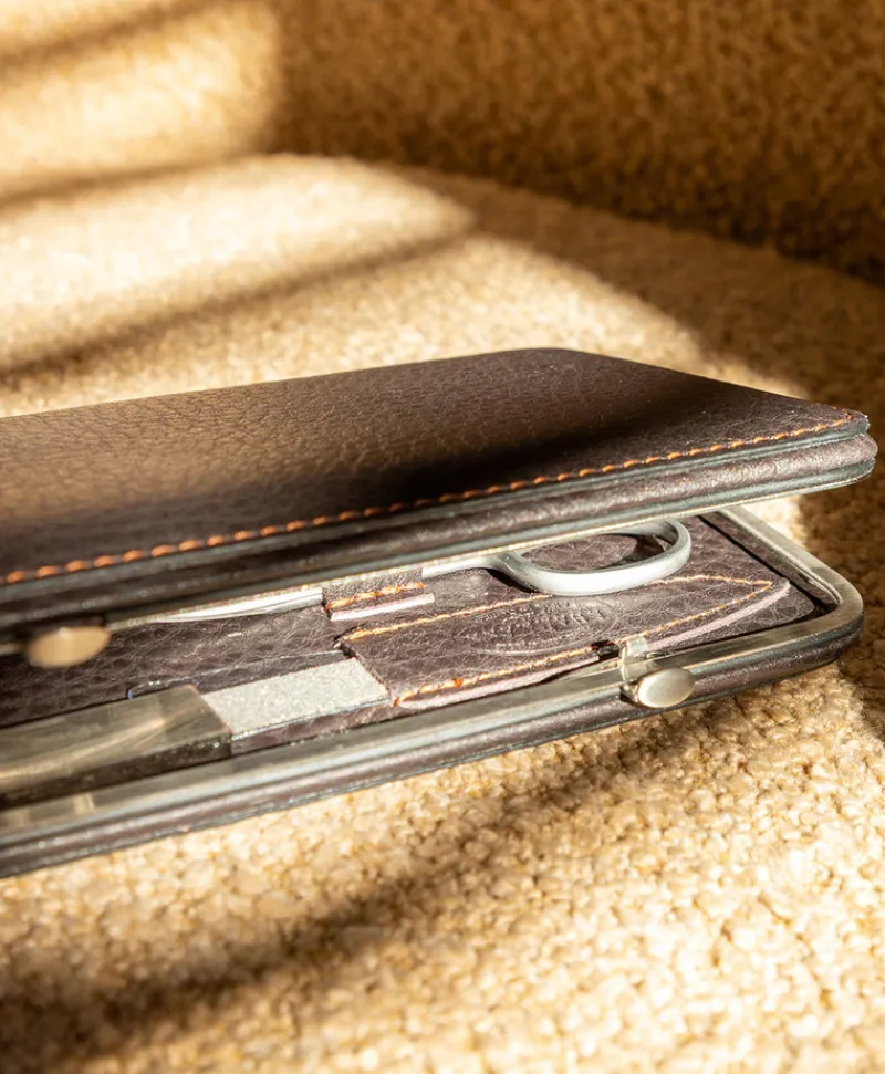 F. HAMMANN Reiseaccessoires|Maniküre Etuis|Chervo Manicure Frame L – Maniküre-Etui Chervo Kalbleder