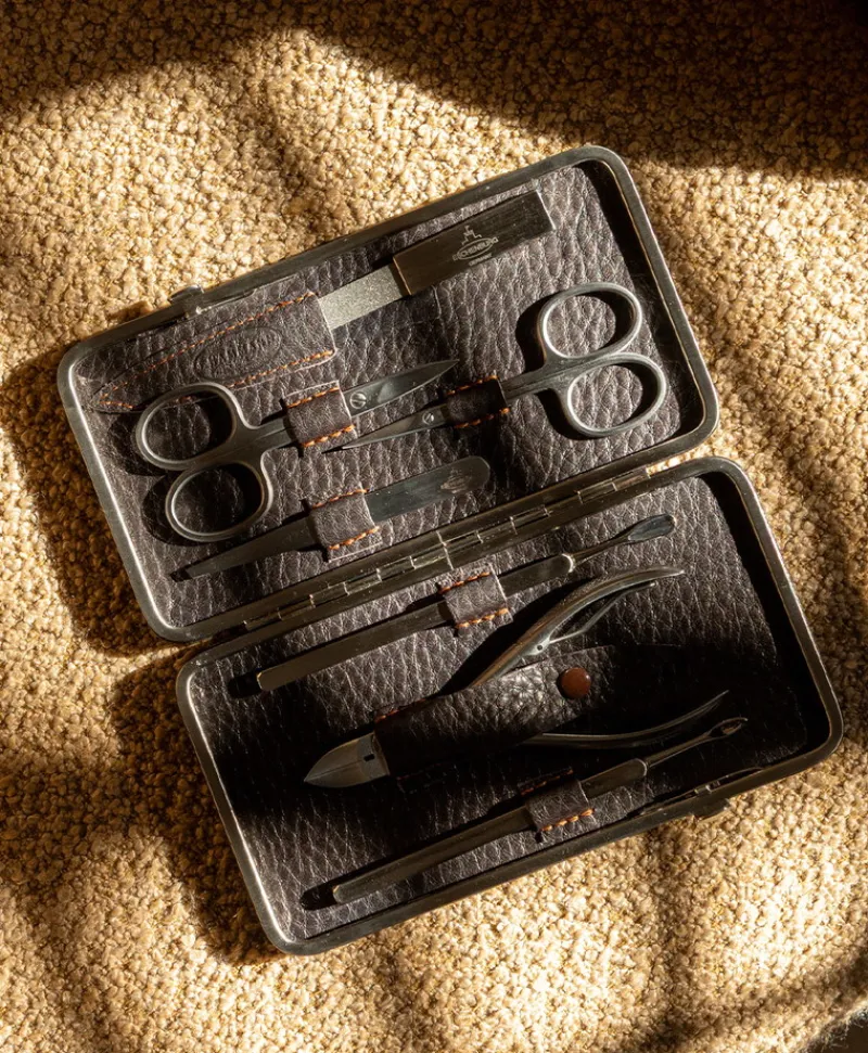 F. HAMMANN Reiseaccessoires|Maniküre Etuis|Chervo Manicure Frame L – Maniküre-Etui Chervo Kalbleder