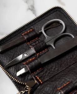 F. HAMMANN Reiseaccessoires|Maniküre Etuis|Chervo Manicure ZIP S – Maniküre-Etui Chervo Kalbleder