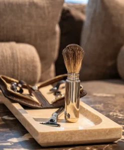 F. HAMMANN Reiseaccessoires|Chervo Rasierset Kalbleder – Eschenburg Bestecke