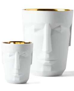 Sieger by Fu00fcrstenberg Bier-, Champagner- Und Cocktailbecher|Porzellan|Cocktailbecher Prometheus mit 24k Vergoldung