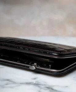 F. HAMMANN Reiseaccessoires|Maniküre Etuis|Croc Cowhide Manicure Frame L – Maniküre-Etui Kroko Kalbleder