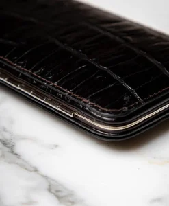 F. HAMMANN Reiseaccessoires|Maniküre Etuis|Croc Cowhide Manicure Frame L – Maniküre-Etui Kroko Kalbleder