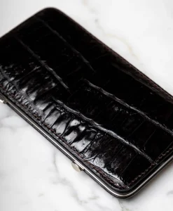 F. HAMMANN Reiseaccessoires|Maniküre Etuis|Croc Cowhide Manicure Frame L – Maniküre-Etui Kroko Kalbleder