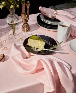 L'Objet Kaffee Und Tee|Tischwäsche|Cuban Link Serviettenringe 4er-Set