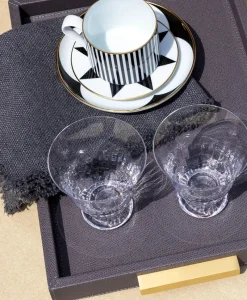 GioBagnara Tabletts|Deco Tray aus Kalbsleder