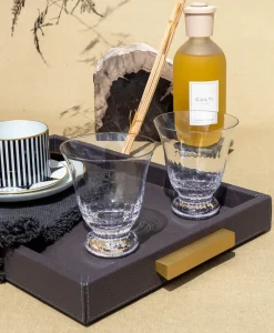 GioBagnara Edles Handwerk|Tabletts|Deco Tray aus Kalbsleder