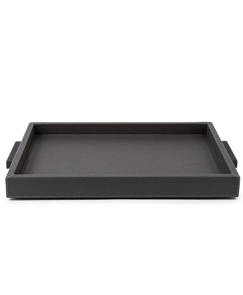 GioBagnara Tabletts|Deco Tray aus Kalbsleder
