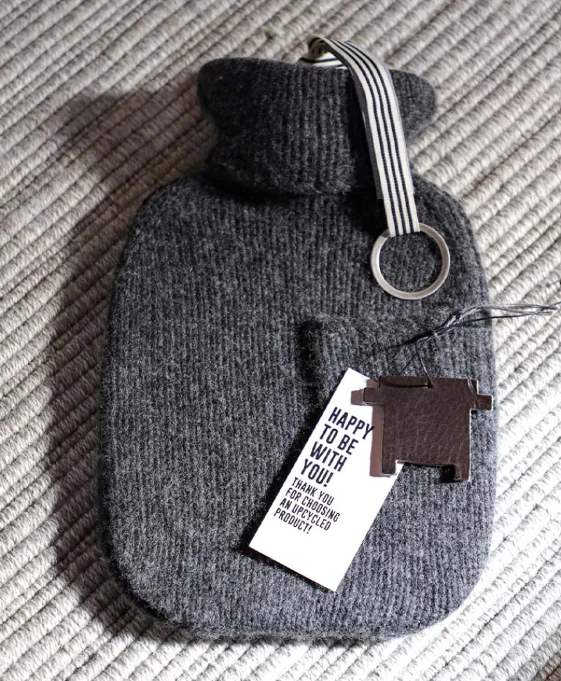LPJ Studios Edles Handwerk|Wärmflaschen|Gestrickte Wärmflasche aus Kaschmir und Wolle