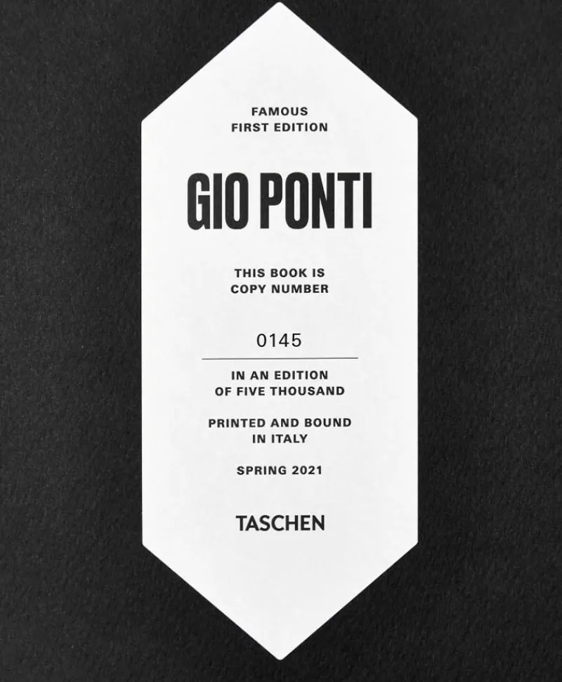 Taschen Verlag Bücher Und Bildbände|Gio Ponti Art Edition