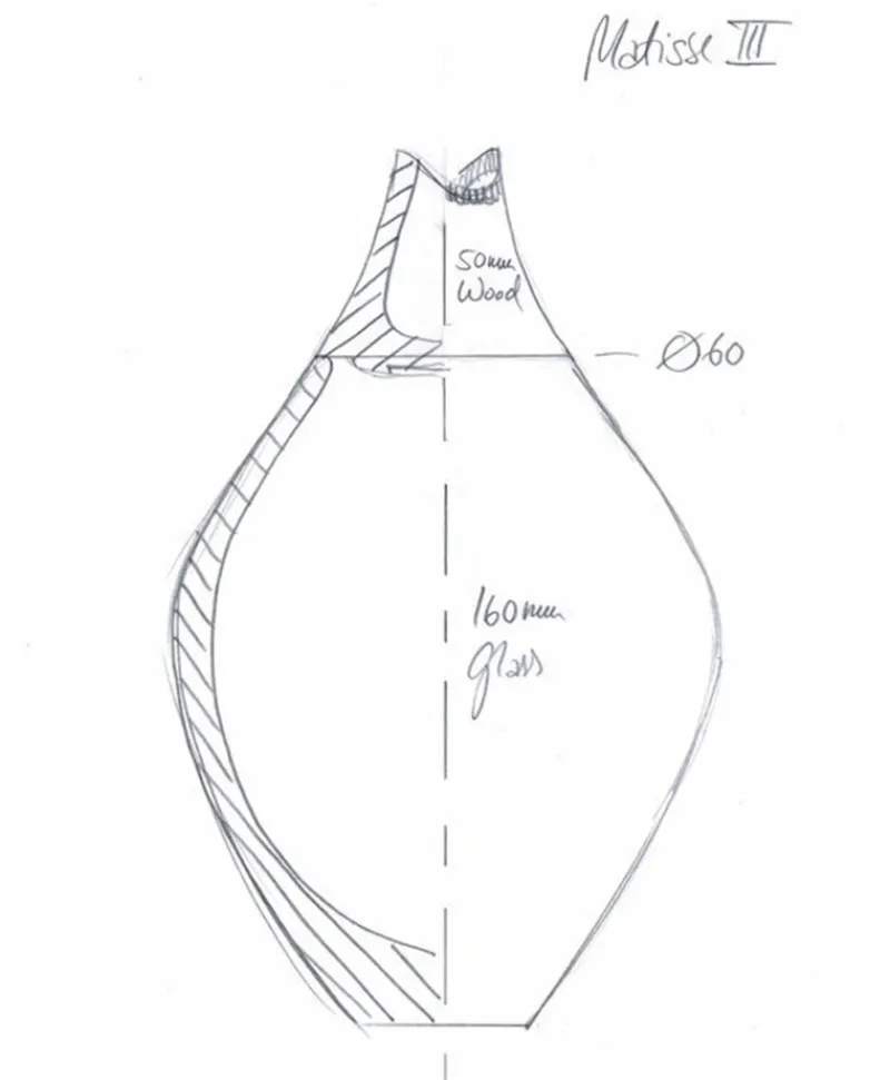 Utopia & Utility Edles Handwerk|Vasen|Glasvase Matisse 3