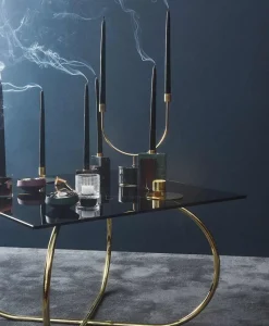 AYTM Kerzen Und Kerzenständer|GRASIL Kerzenhalter aus Marmor und Eisen