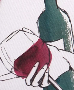 GMUND Papier Papeterie|World Of Wine|Grußkarte Illustration