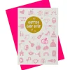 Pink Stories Papeterie|Handgedruckte Klappkarte "Happily Ever After"