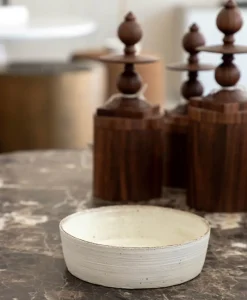 Christine Wagner Edles Handwerk|Schalen|Handgefertigte Keramik-Schale niedrig