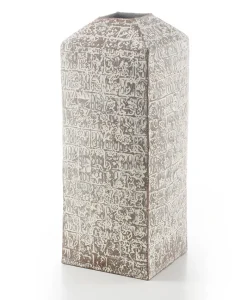 Christine Wagner Vasen|Handgefertigte Keramik-Vase rechteckig groß