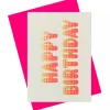 Pink Stories Papeterie|Handgefertigte Klappkarte "Happy Birthday"