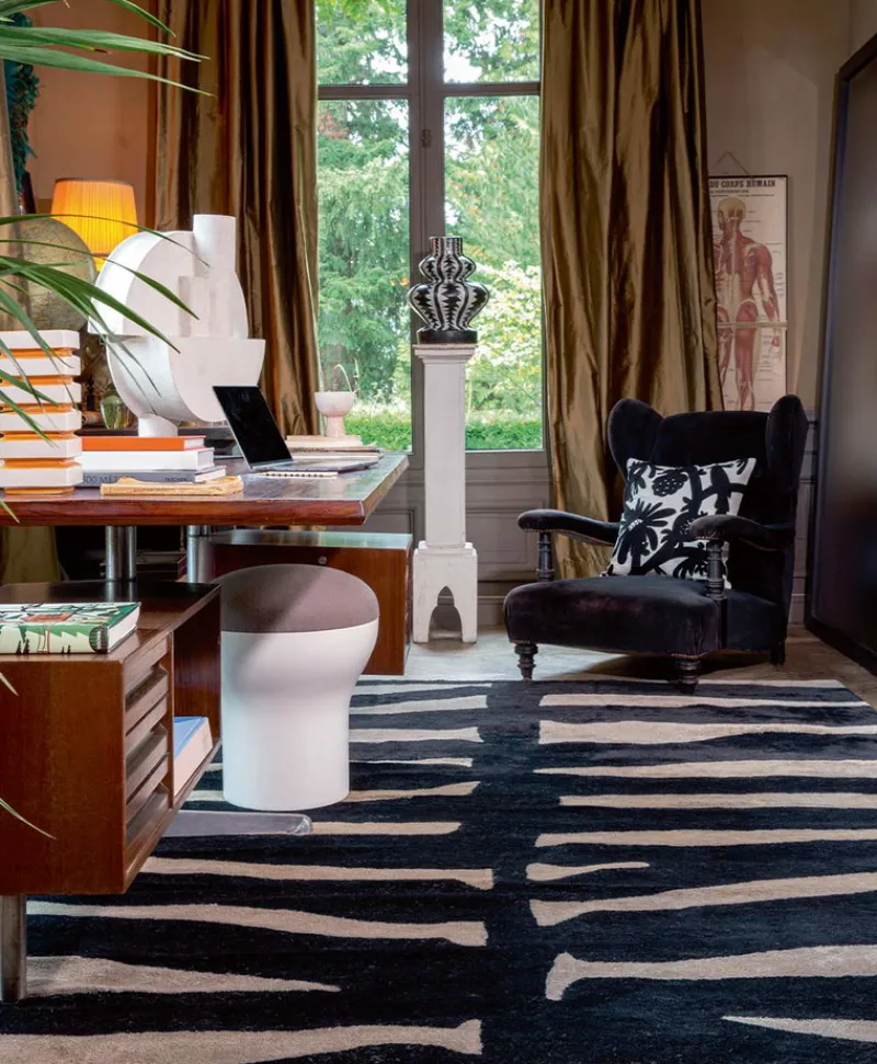 u00c9litis Teppiche|Handgetufteter Jute Teppich Samburu