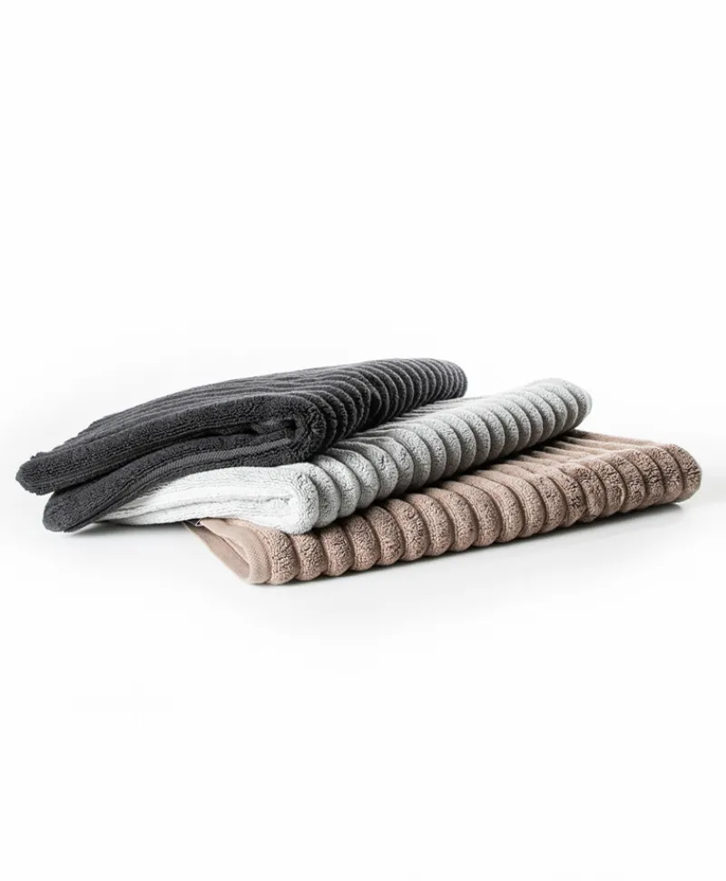 Bemboka Neutrale Badematten|Hochwertige Jacquard-Badematte