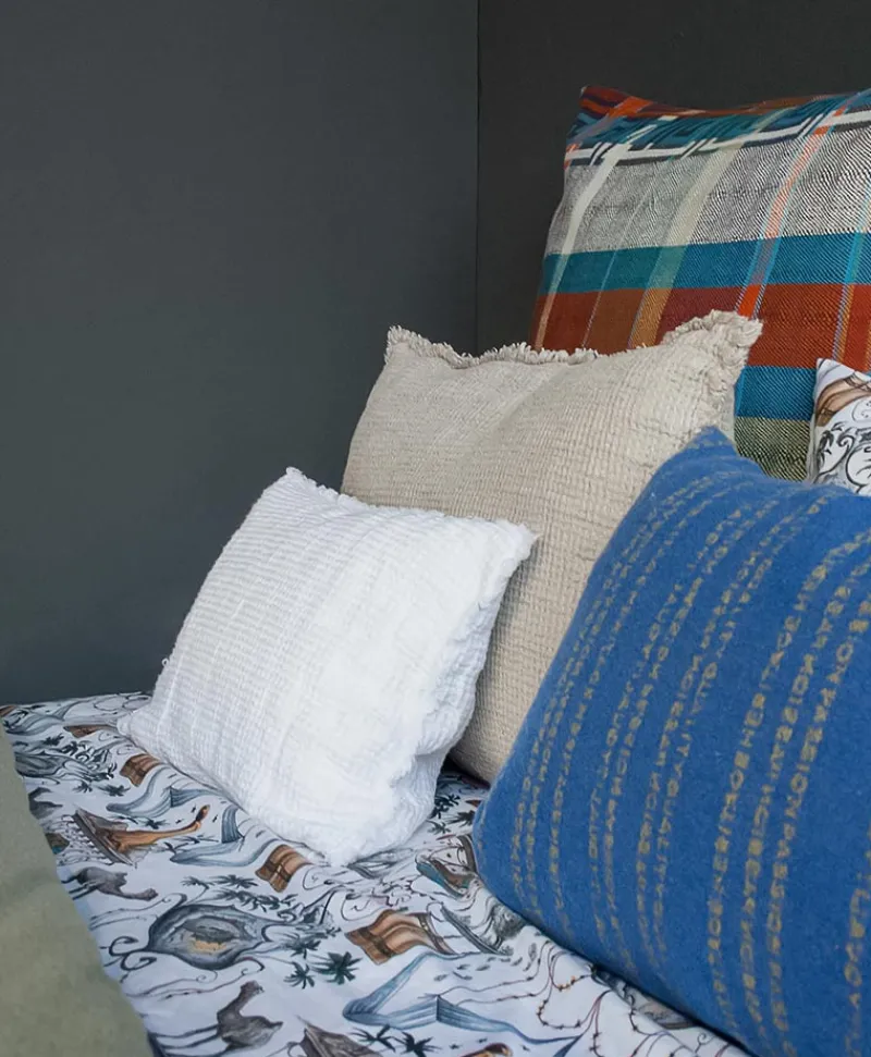 Zoeppritz Kissen|Honeybee Leinen Kissenbezug