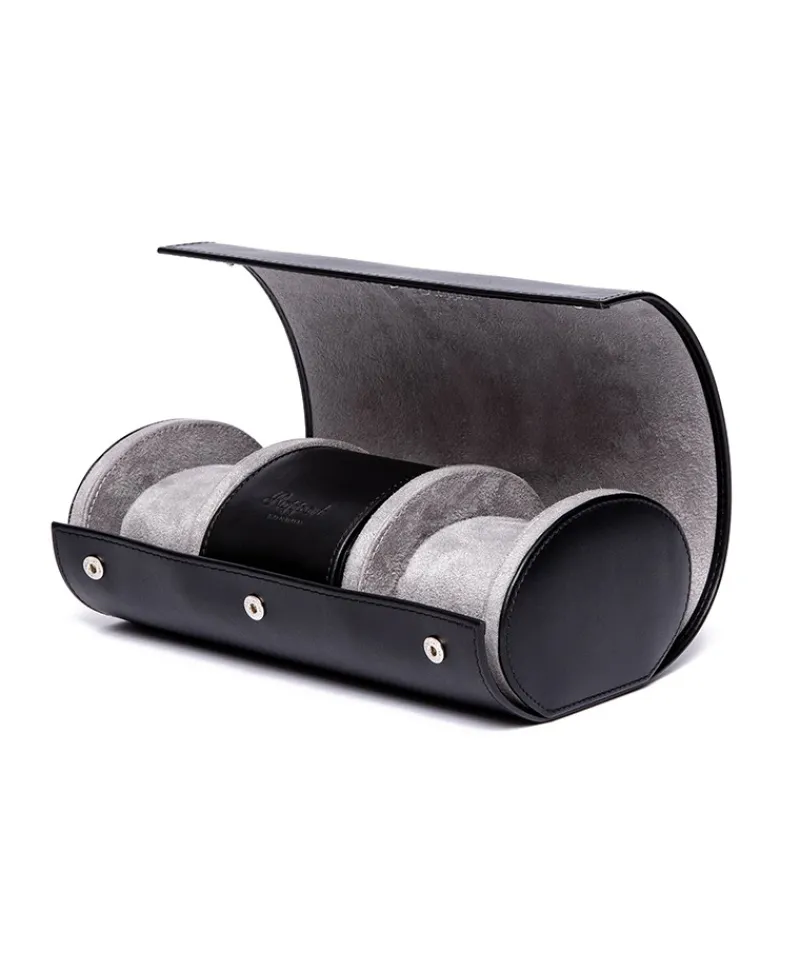 Rapport London Reiseaccessoires|Schmuckaufbewahrung|Hyde Park Three Watch Roll