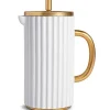 L'Objet Kaffee Und Tee|Küchenutensilien|Ionic French Press aus Porzellan