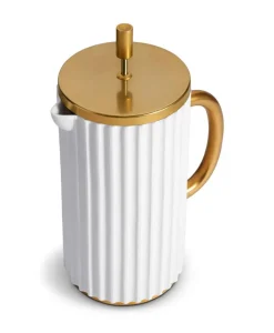 L'Objet Kaffee Und Tee|Küchenutensilien|Ionic French Press aus Porzellan