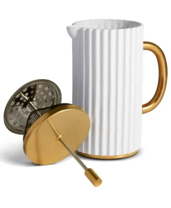 L'Objet Kaffee Und Tee|Küchenutensilien|Ionic French Press aus Porzellan