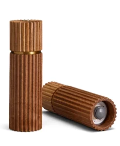 L'Objet Grillen|Grillen|Ionic Salz- und Pfeffermühle aus Eichenholz (2-teilig)