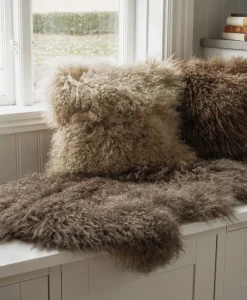 Skinnwille Kissen|Kissen Shansi Schaffell aus Tibet