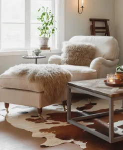 Skinnwille Kissen|Kissen Shansi Schaffell aus Tibet