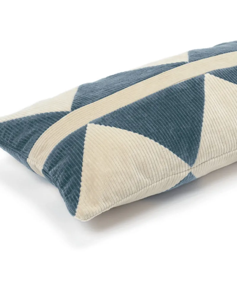 u00c9litis Kissen|Kord-Patchwork Kissen Minos