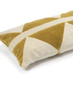 u00c9litis Kissen|Kord-Patchwork Kissen Minos