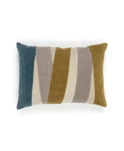 u00c9litis Kissen|Kord-Patchwork Kissen Naïs